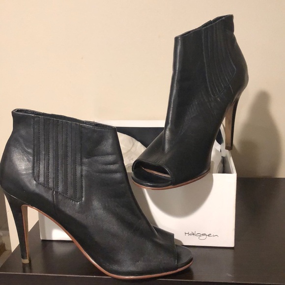 halogen peep toe bootie